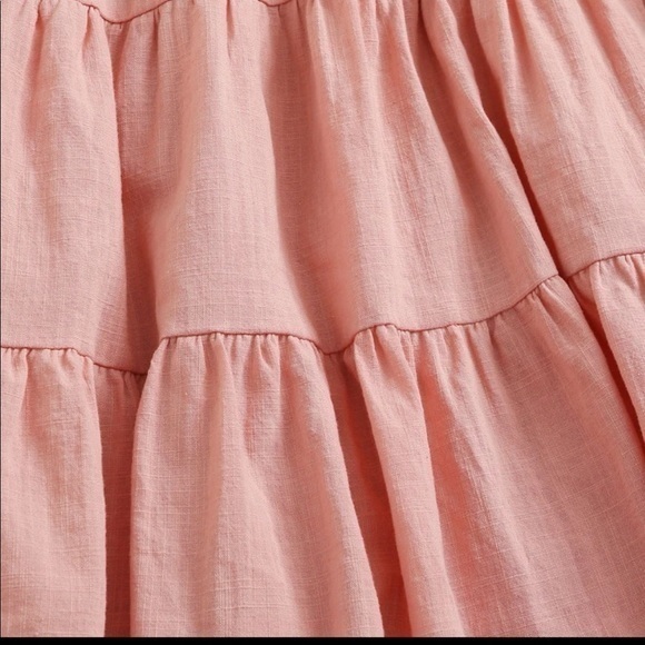 SHEIN Puff Short Sleeve Tiered Ruffle Summer Dress - Picture 4 of 9